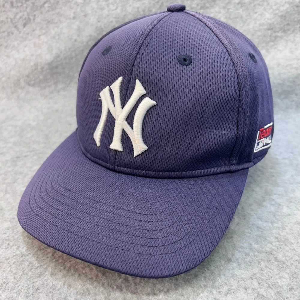 NY Logo Youth Navy Blue OC Sports Team MLB Yankees Mesh Baseball Hat Youth Size